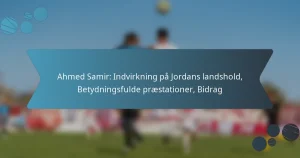 Ahmed Samir: Indvirkning på Jordans landshold, Betydningsfulde præstationer, Bidrag